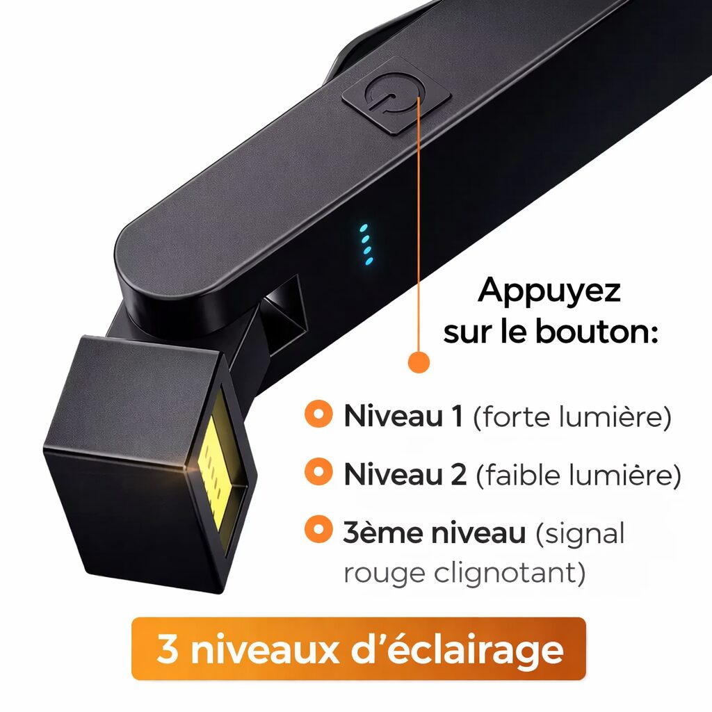 | Lampe de Poche Mini Lampe Torche Tête Amovible – Image 5
