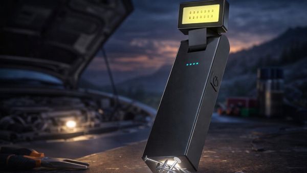 | Lampe de Poche Mini Lampe Torche Tête Amovible - Fixation magnétique pratique