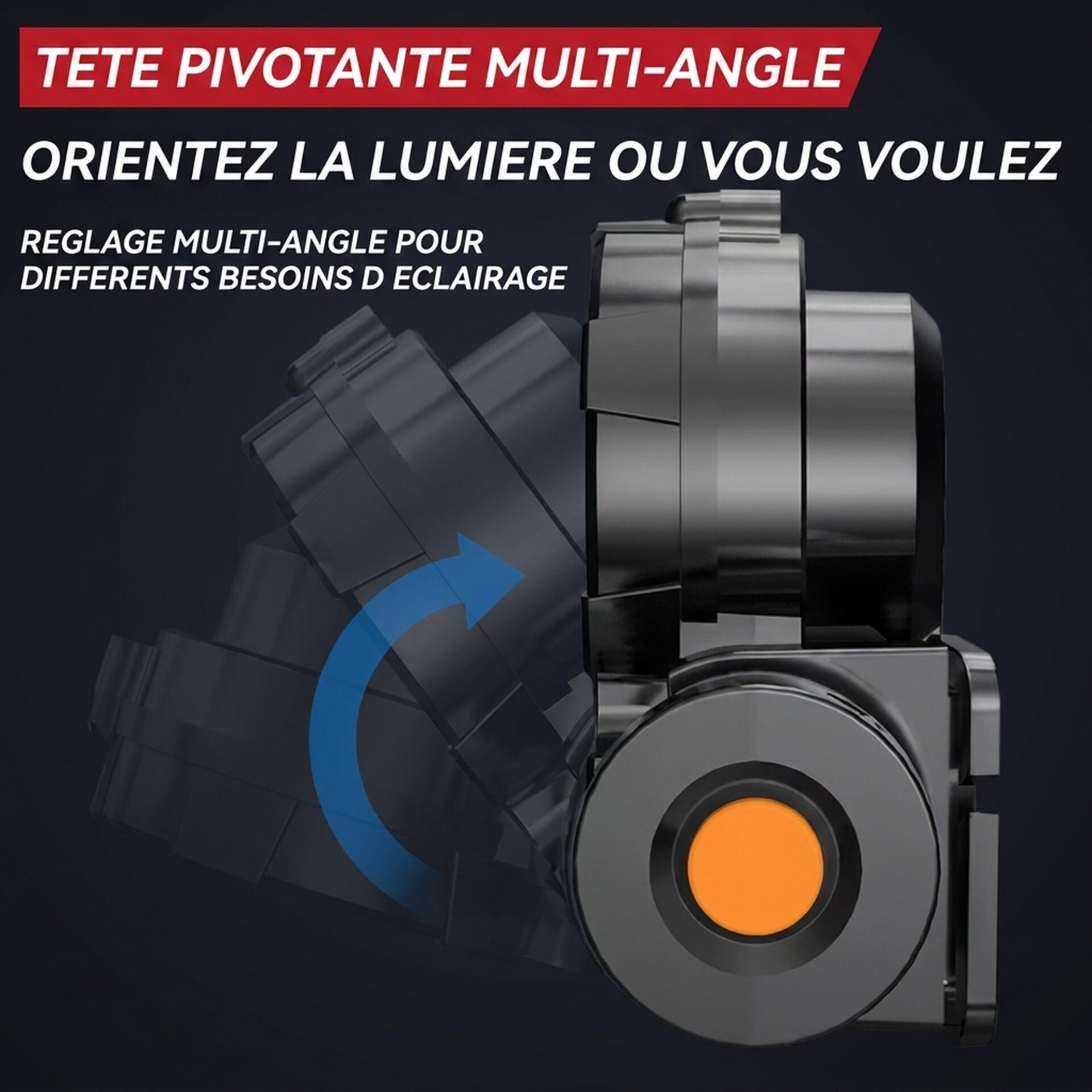 | Lampe de Poche Lampe Frontale de Trail – Image 5