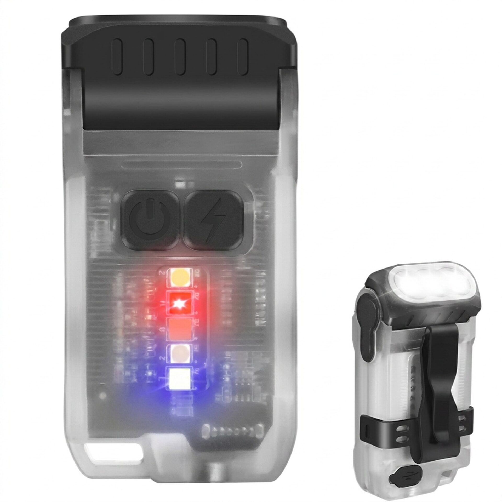 | Lampe de Poche Lampe Torche Porte Clés 1200LM – Image 2