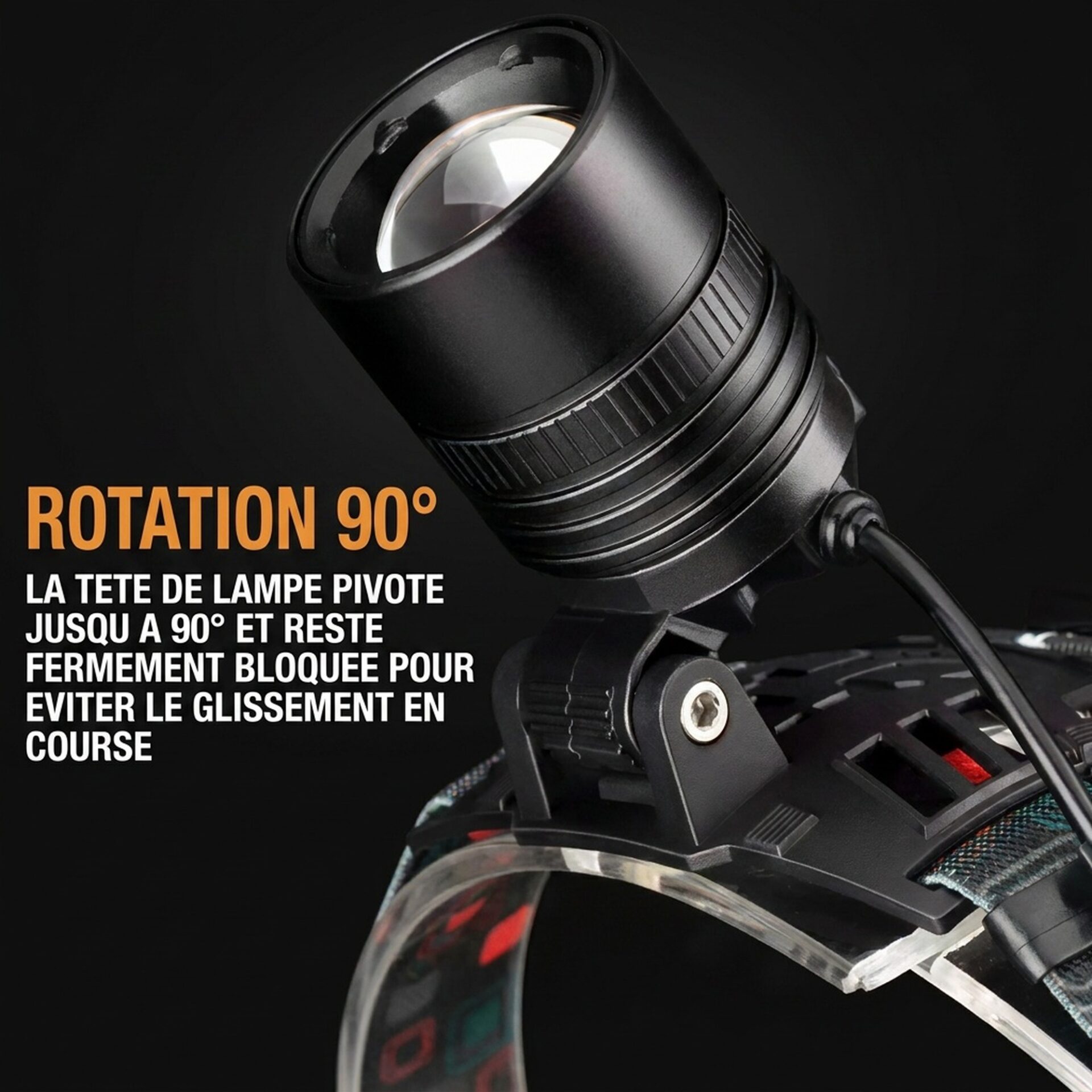 | Lampe de Poche Lampe Frontale LED Haute Puissance – Image 3