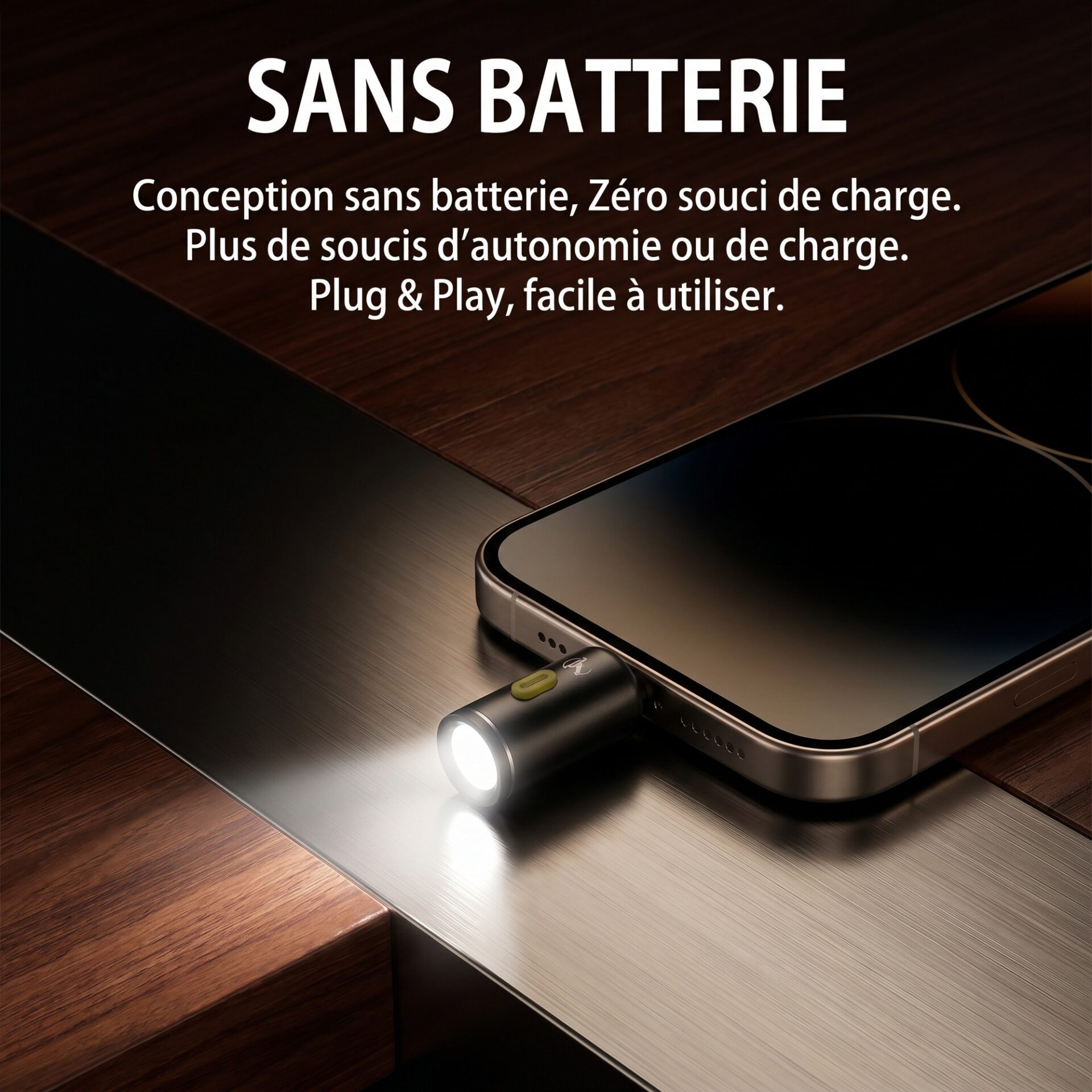 | Lampe de Poche Mini Lampe Torche USB-C – Image 6