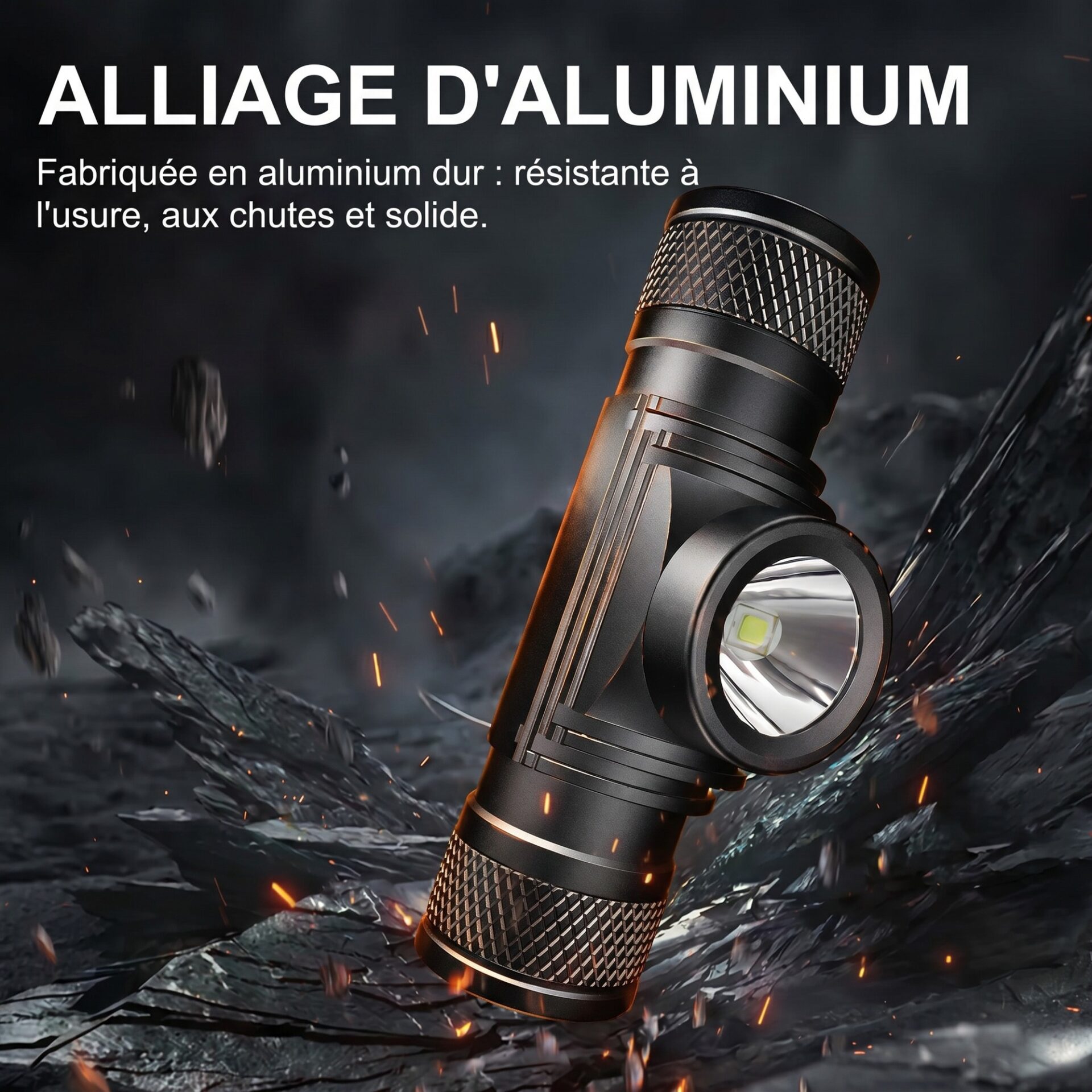 | Lampe de Poche Lampe Frontale Mono LED – Image 4