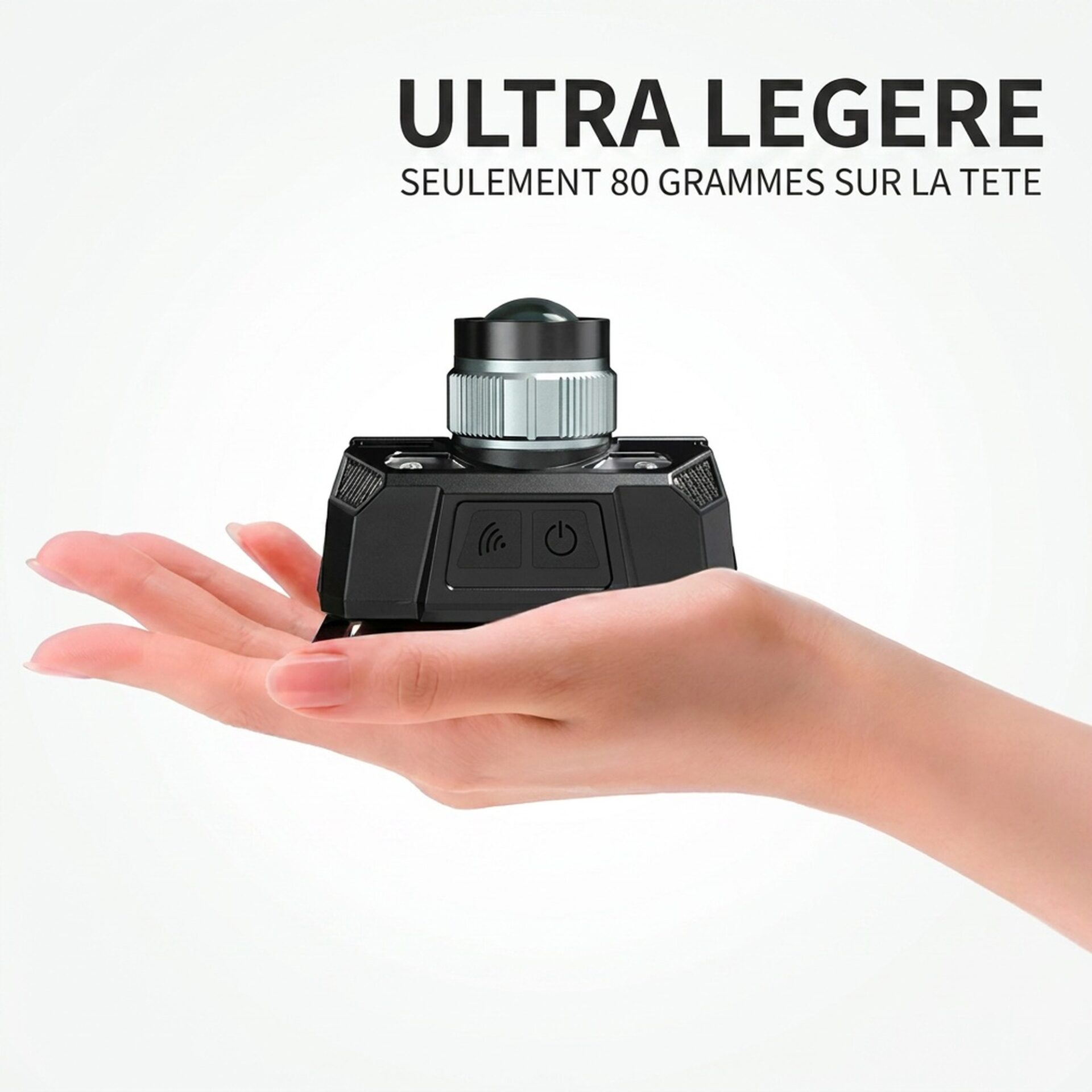 | Lampe de Poche Lampe Frontale Avec Lumière Rouge – Image 5