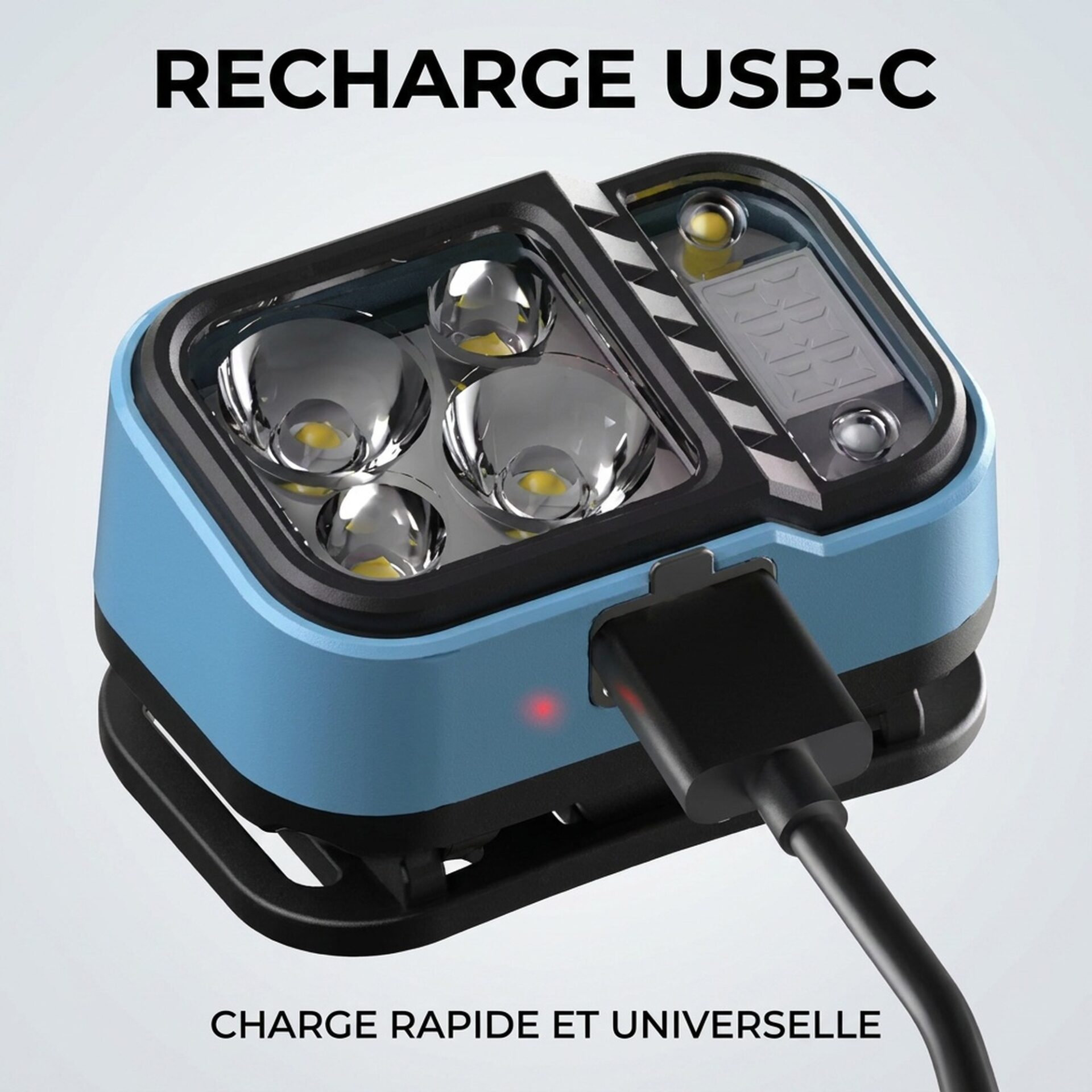 | Lampe de Poche Lampe Frontale Ultra Bright – Image 2