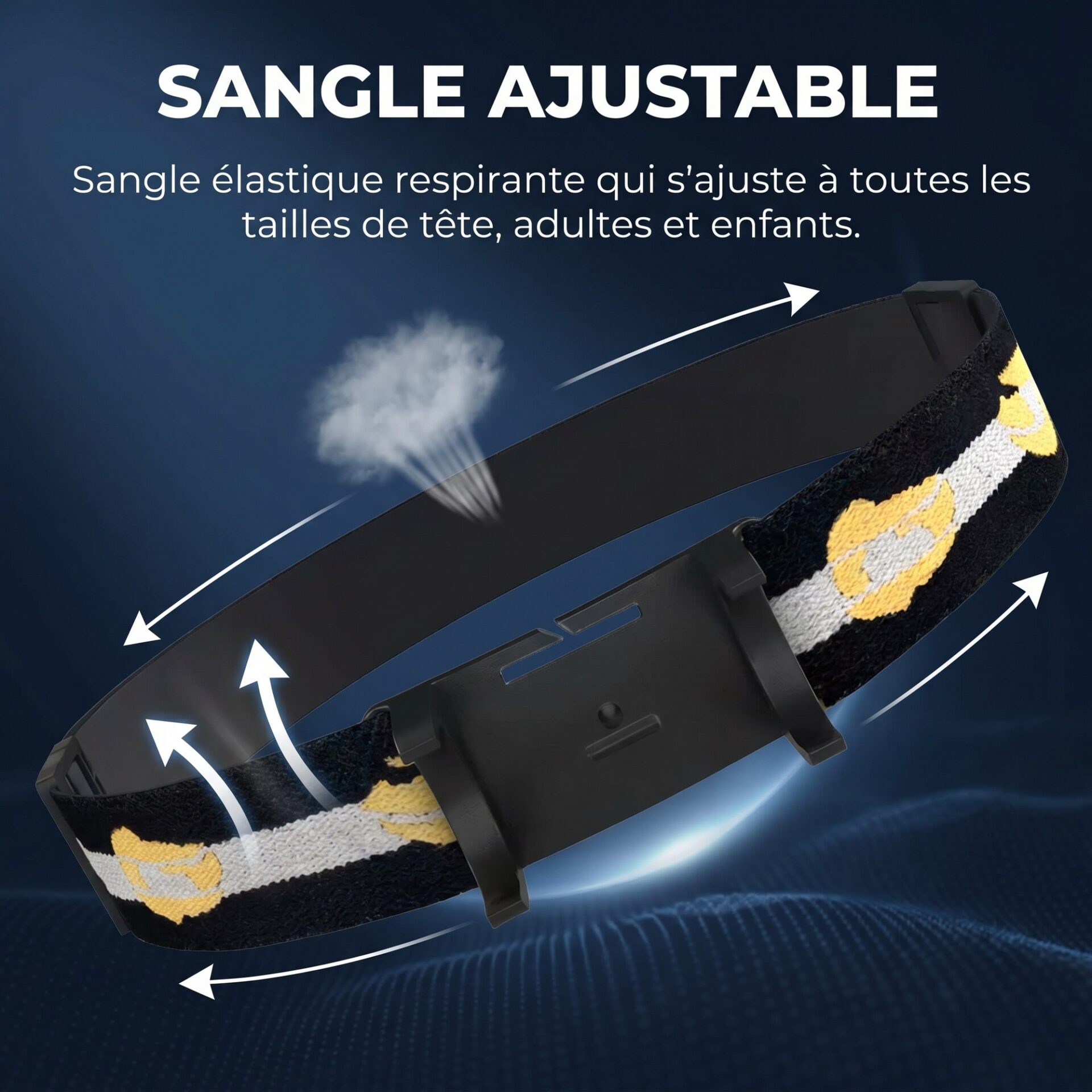 | Lampe de Poche Lampe Frontale Mono LED – Image 3