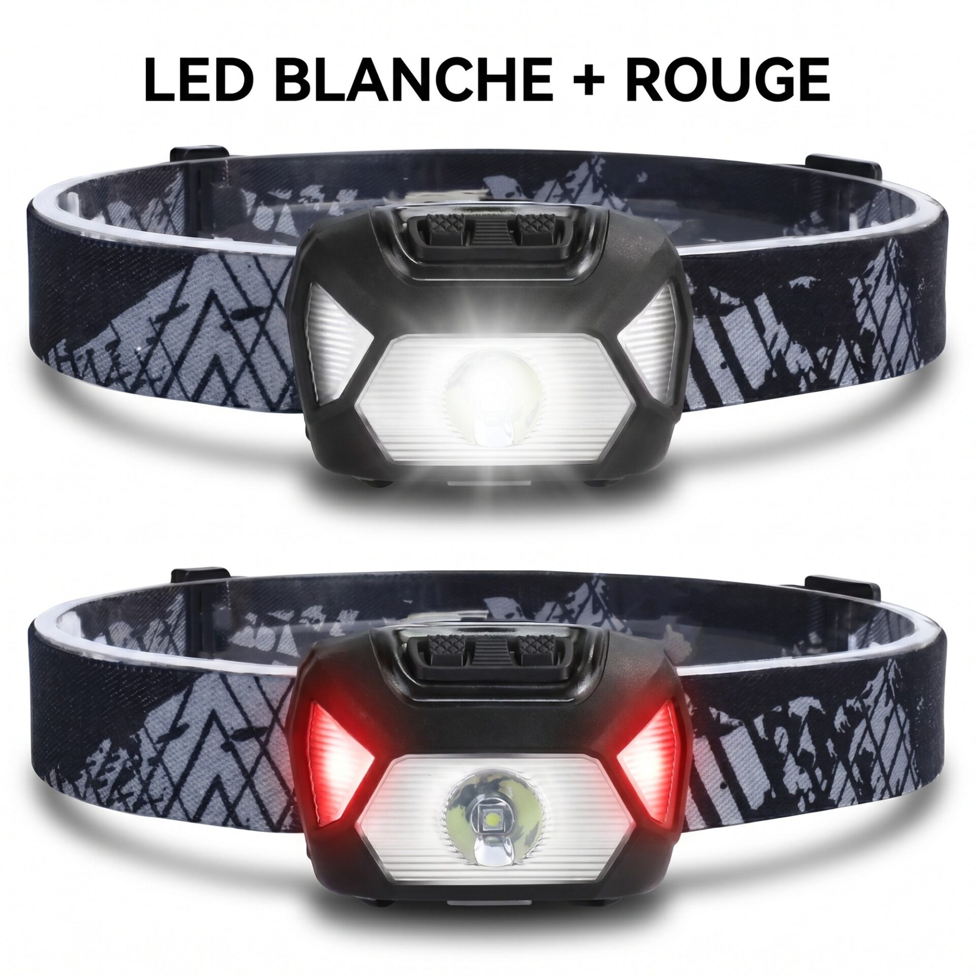 | Lampe de Poche Lampe Frontale 6 Modes – Image 2