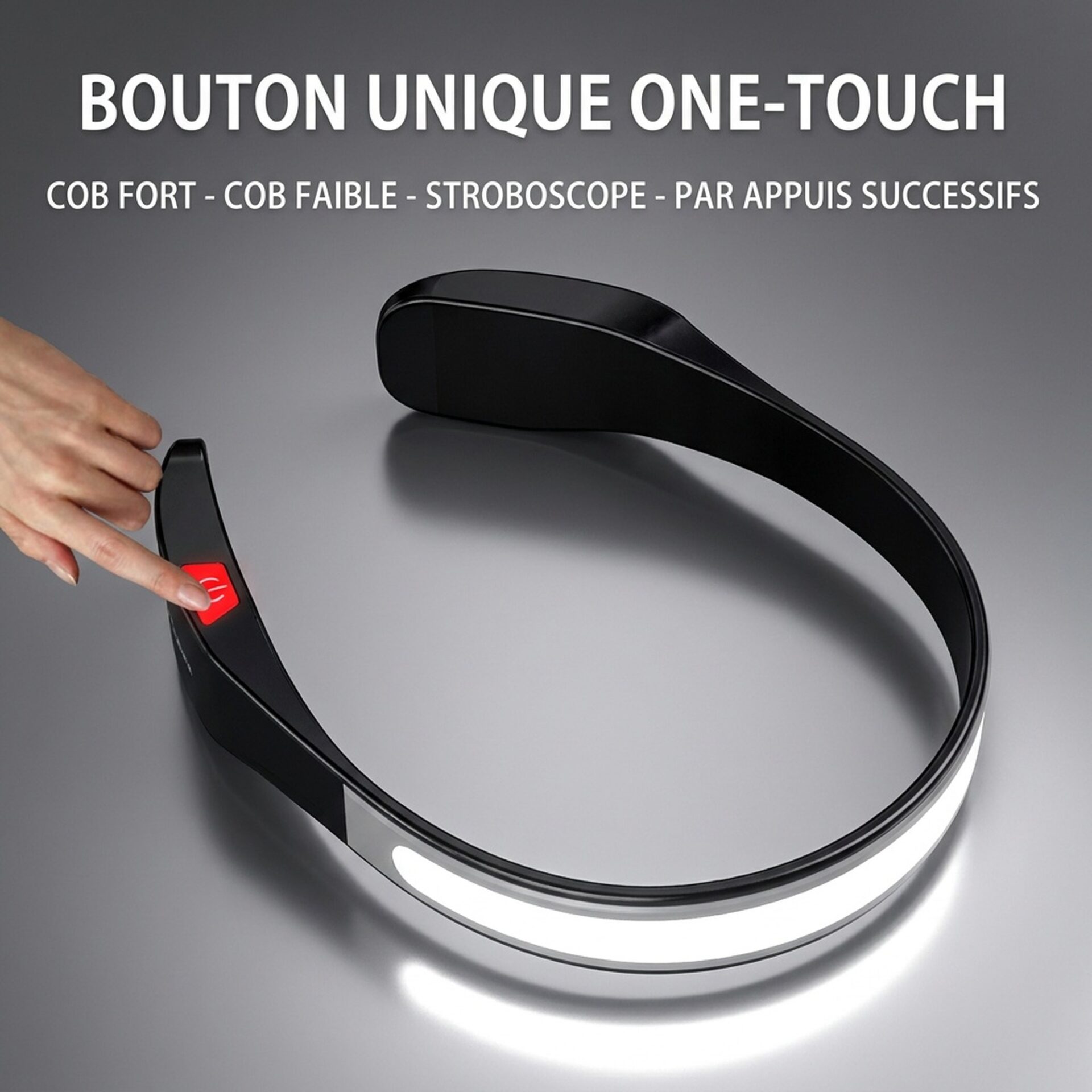 | Lampe de Poche Lampe Frontale Ultra Grand Angle – Image 2
