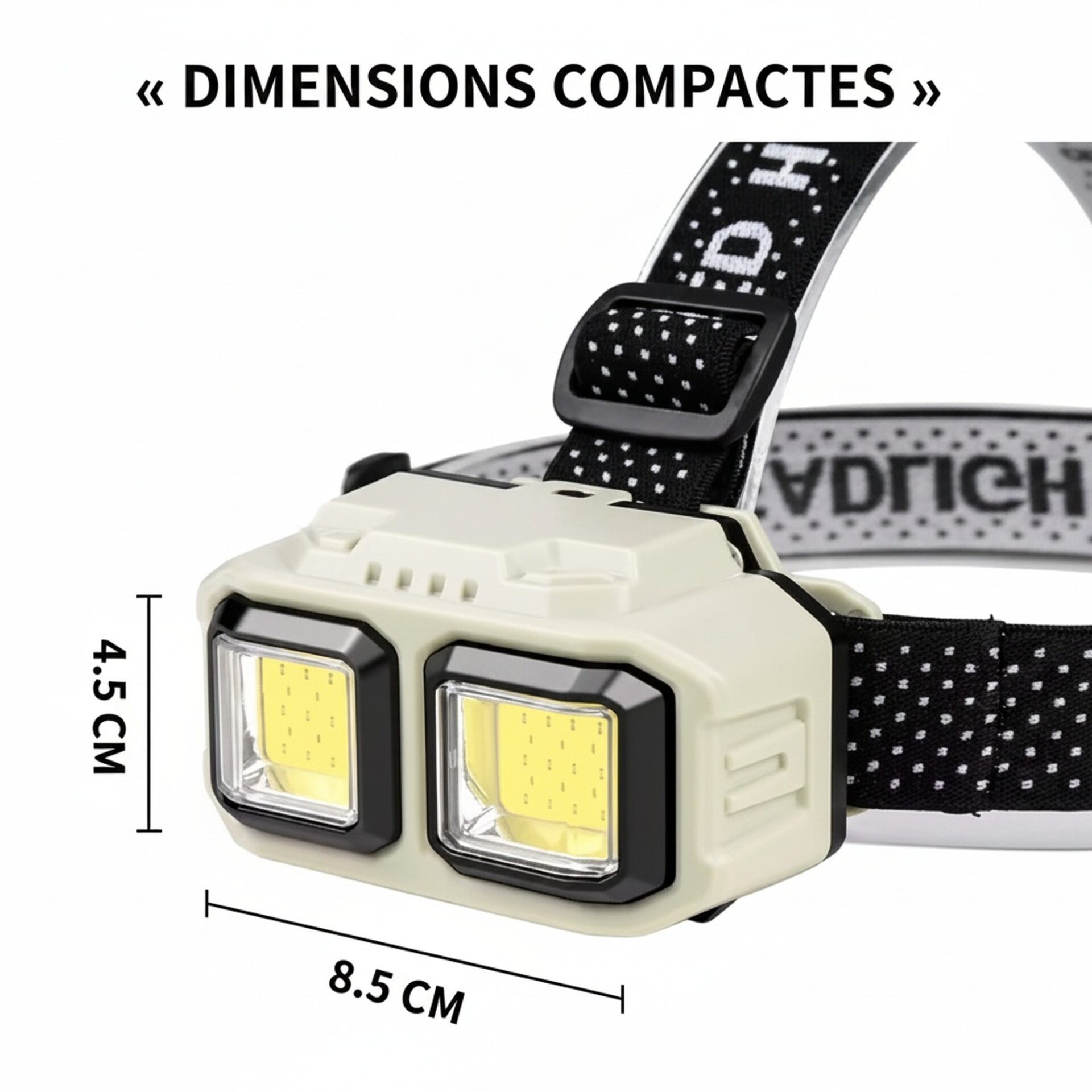 | Lampe de Poche Lampe Frontale LED COB – Image 5