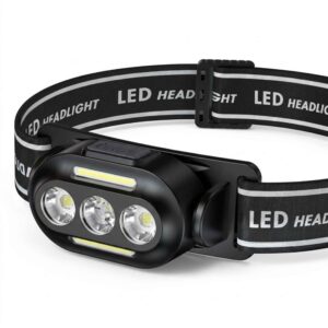 Lampe Frontale Triple Faisceau