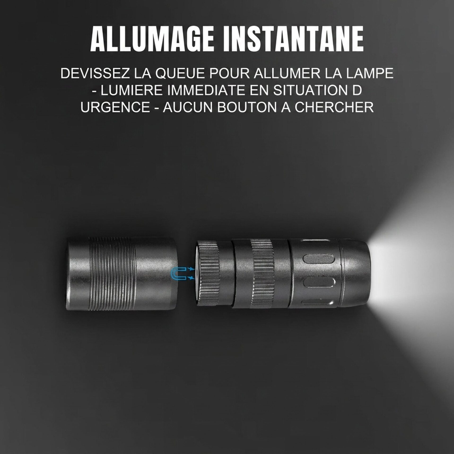 | Lampe de Poche Lampe Torche Porte Clés Premium – Image 5