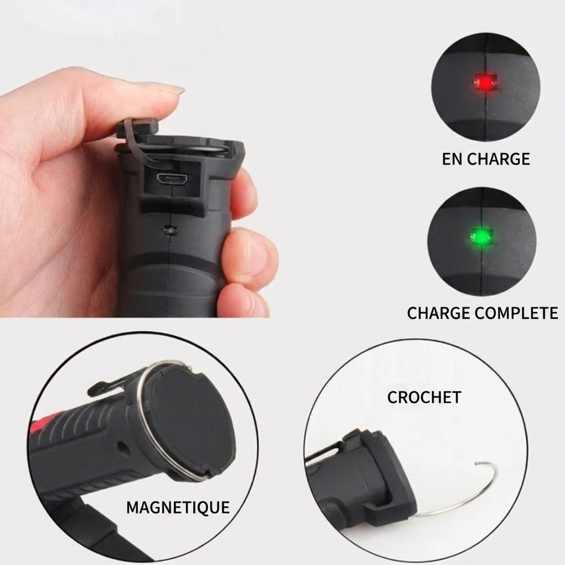 | Lampe de Poche Lanterne de Secours Magnétique – Image 4