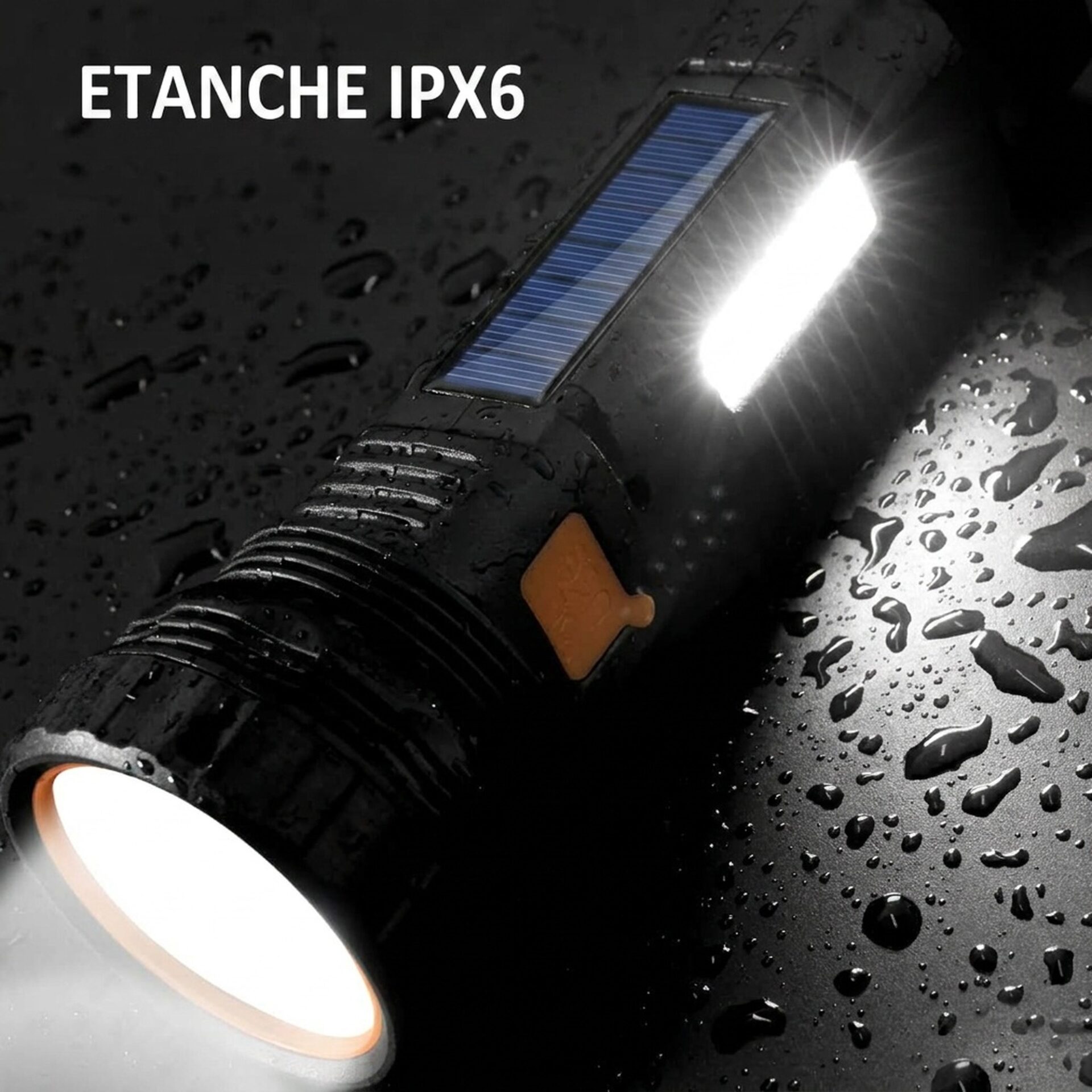 | Lampe de Poche Lampe Torche Solaire de Secours – Image 6