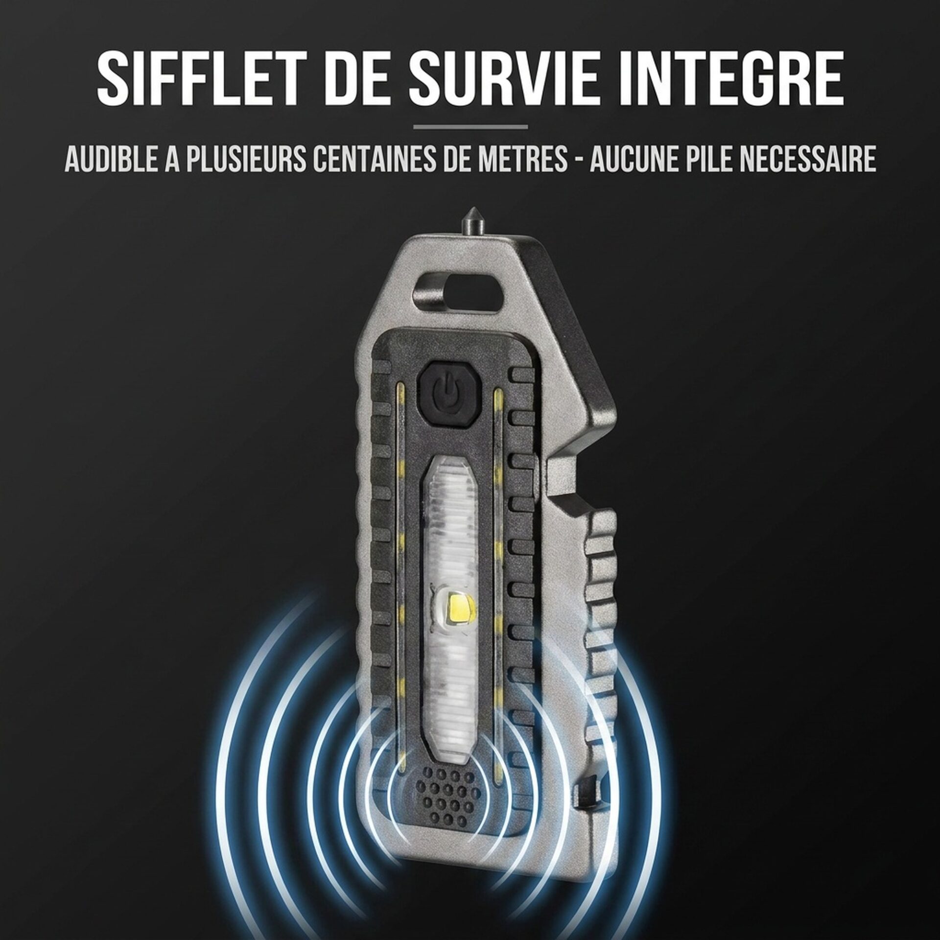| Lampe de Poche Lampe Porte Clés D'Urgence – Image 5