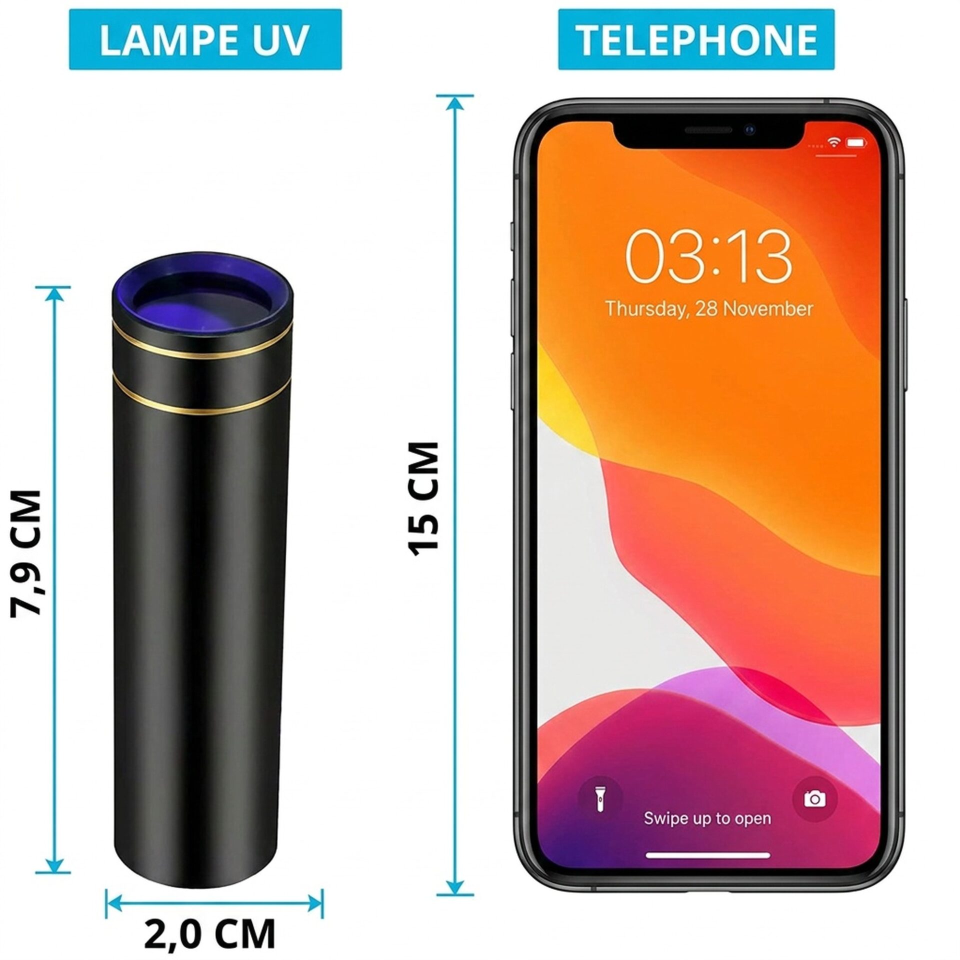 | Lampe de Poche Lampe UV 365nm – Image 5