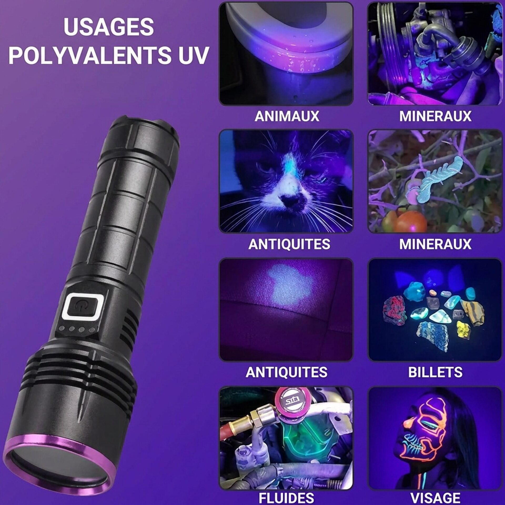 | Lampe de Poche Lampe de Poche UV 80W – Image 3