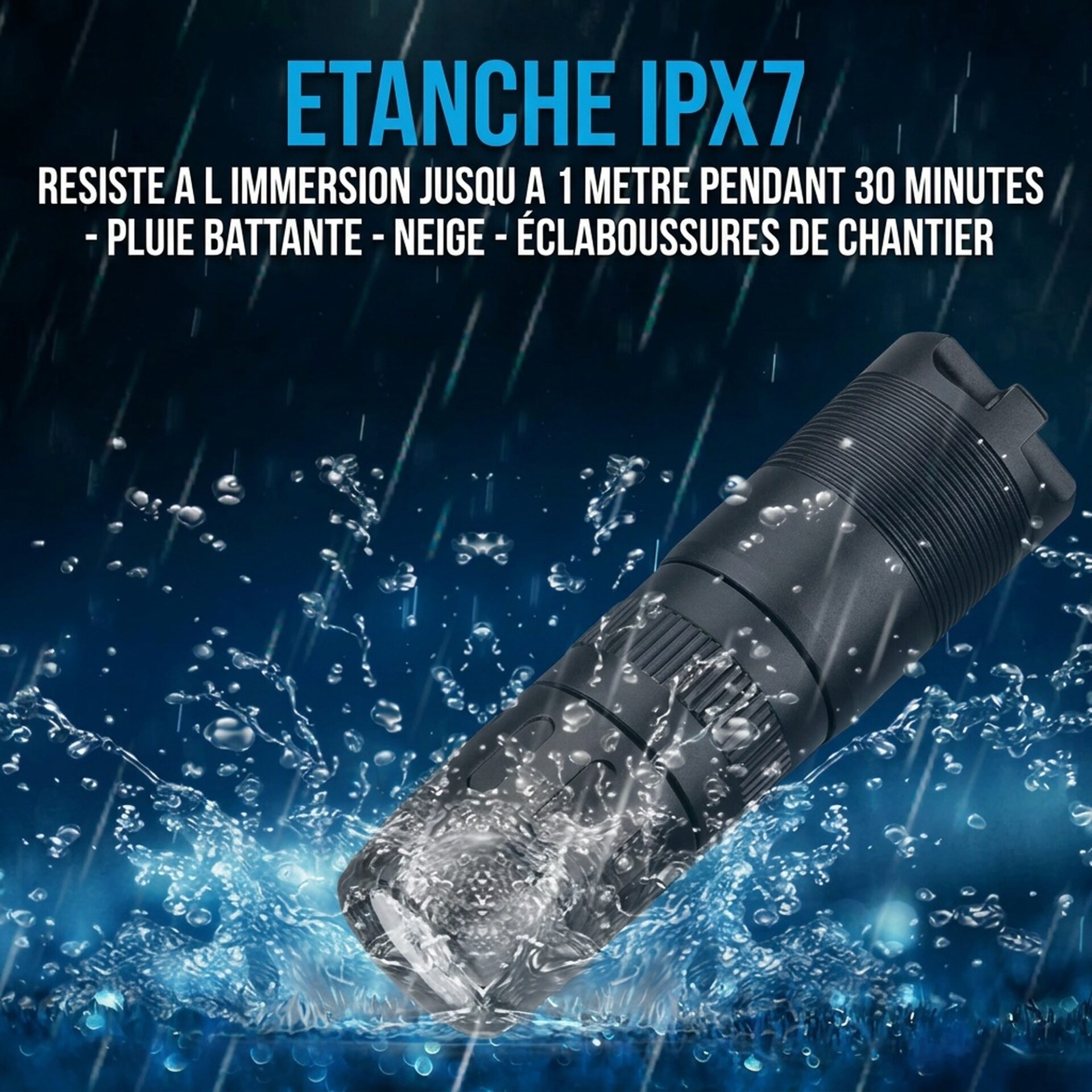 | Lampe de Poche Lampe Torche Porte Clés Premium – Image 6