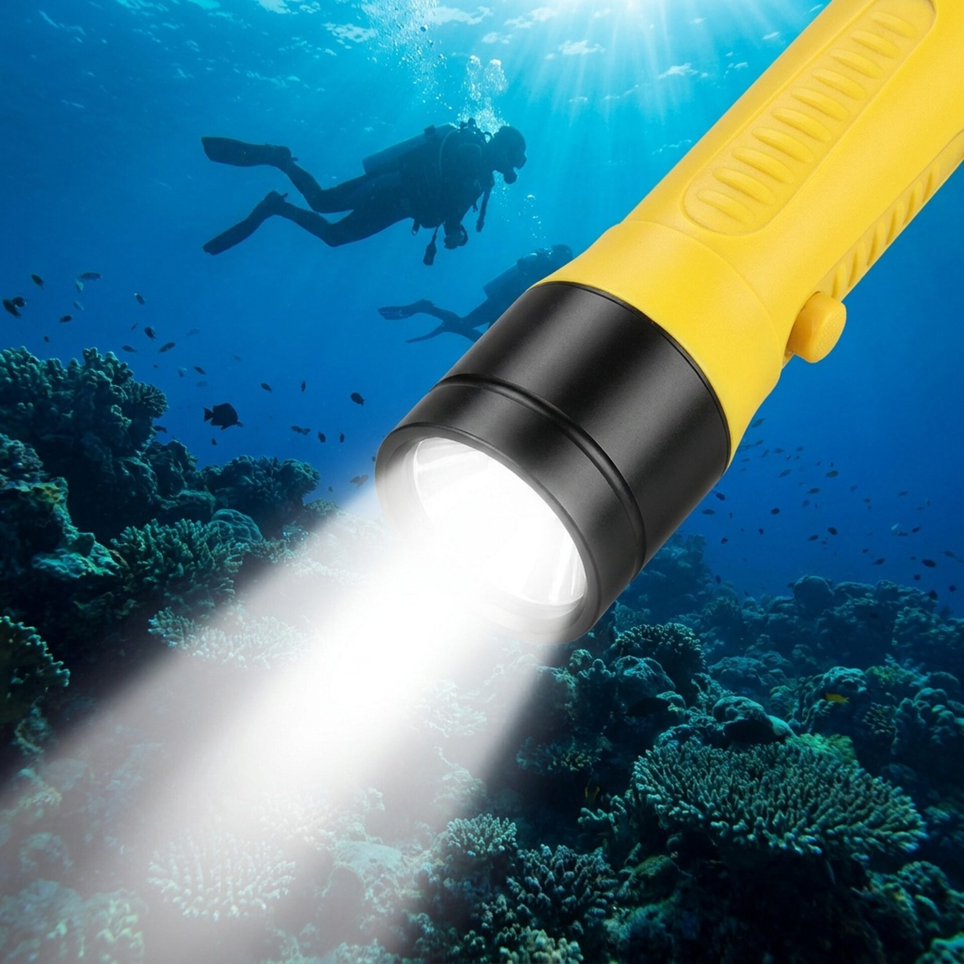 | Lampe de Poche Lampe Torche de Plongée LED Pro – Image 2