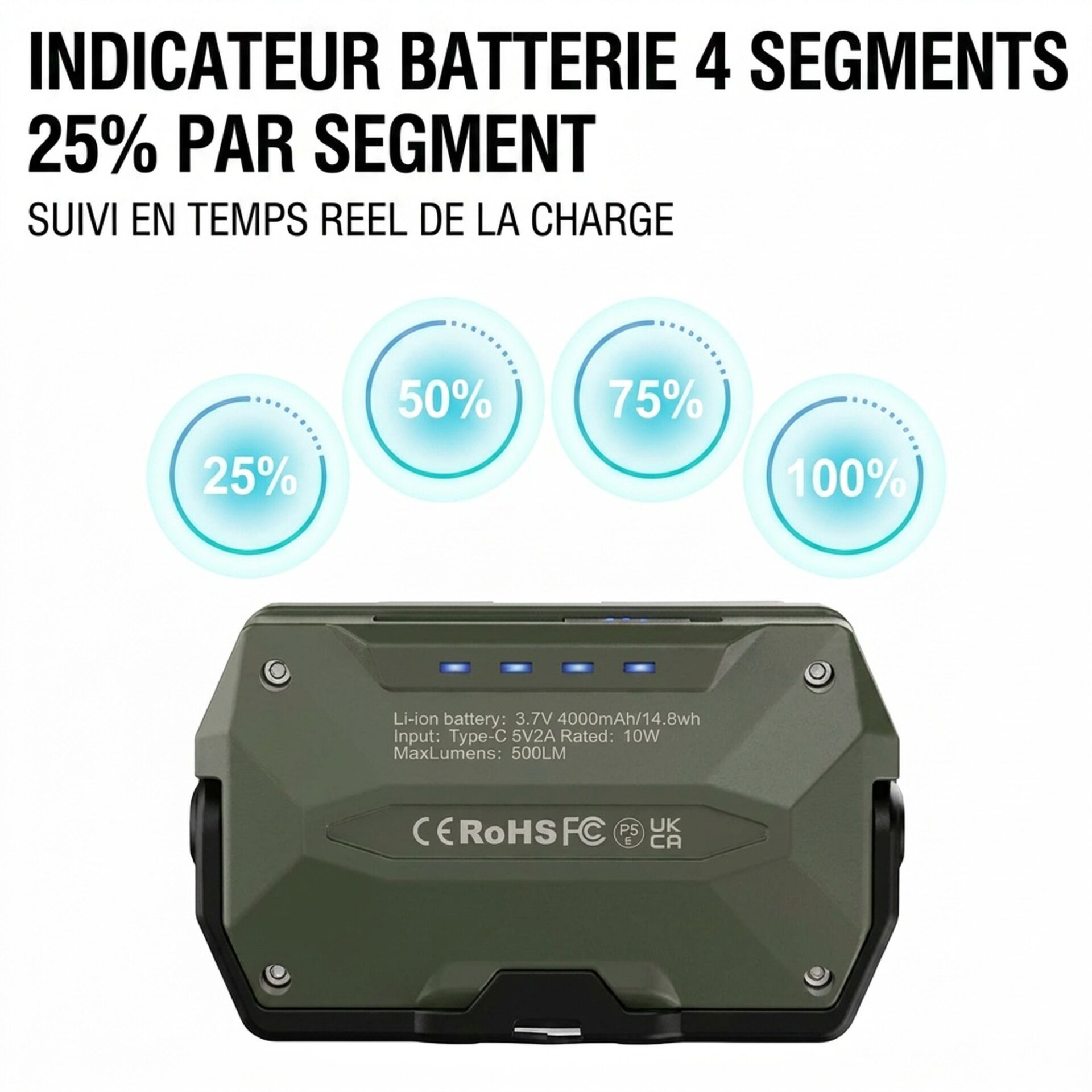 | Lampe de Poche Lampe de Camping Portable Magnétique – Image 7