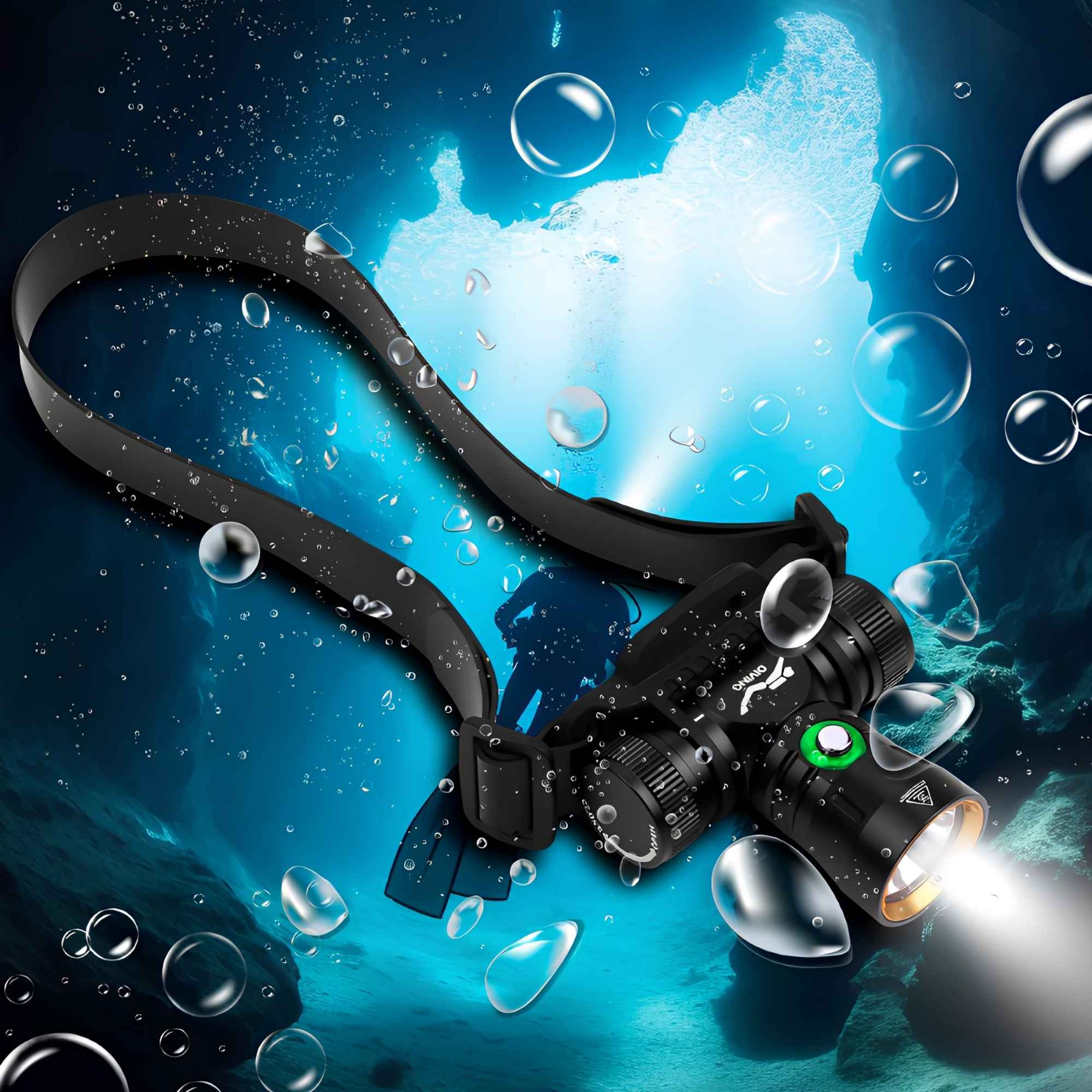 | Lampe de Poche Lampe Frontale de Plongée – Image 7
