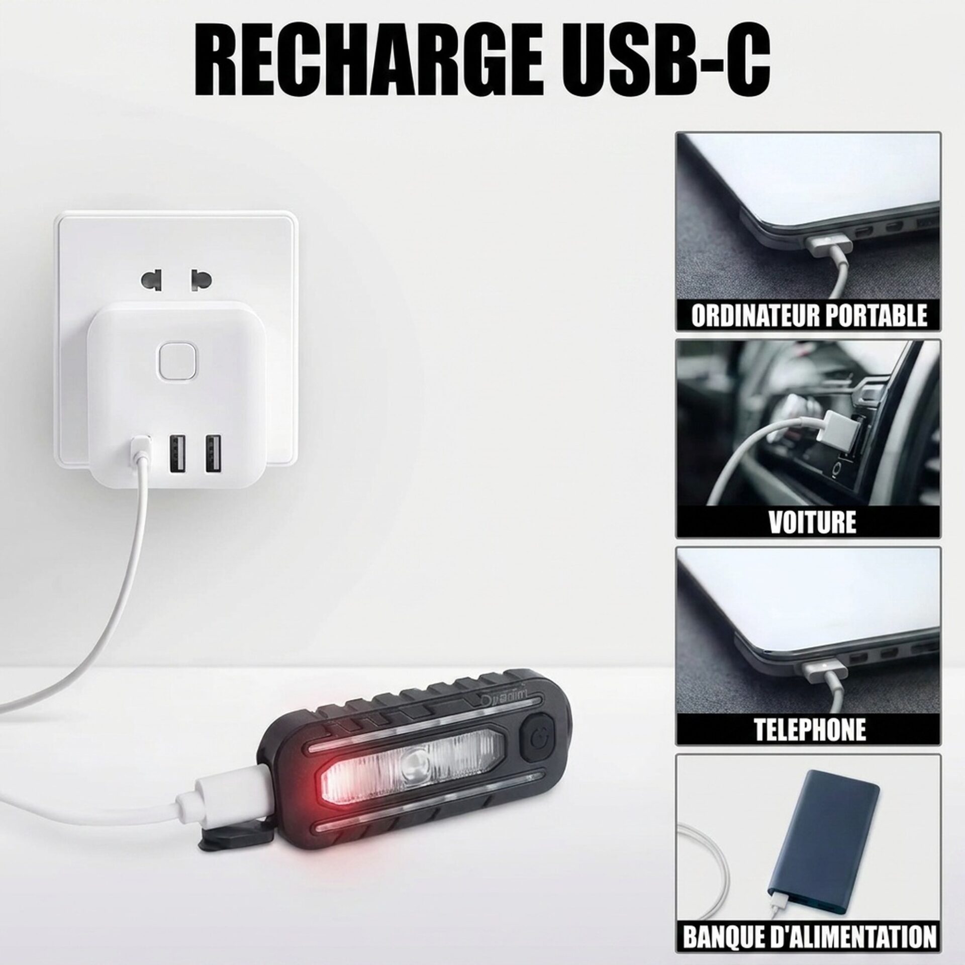 | Lampe de Poche Lampe de Poche LED Porte-Clés – Image 3