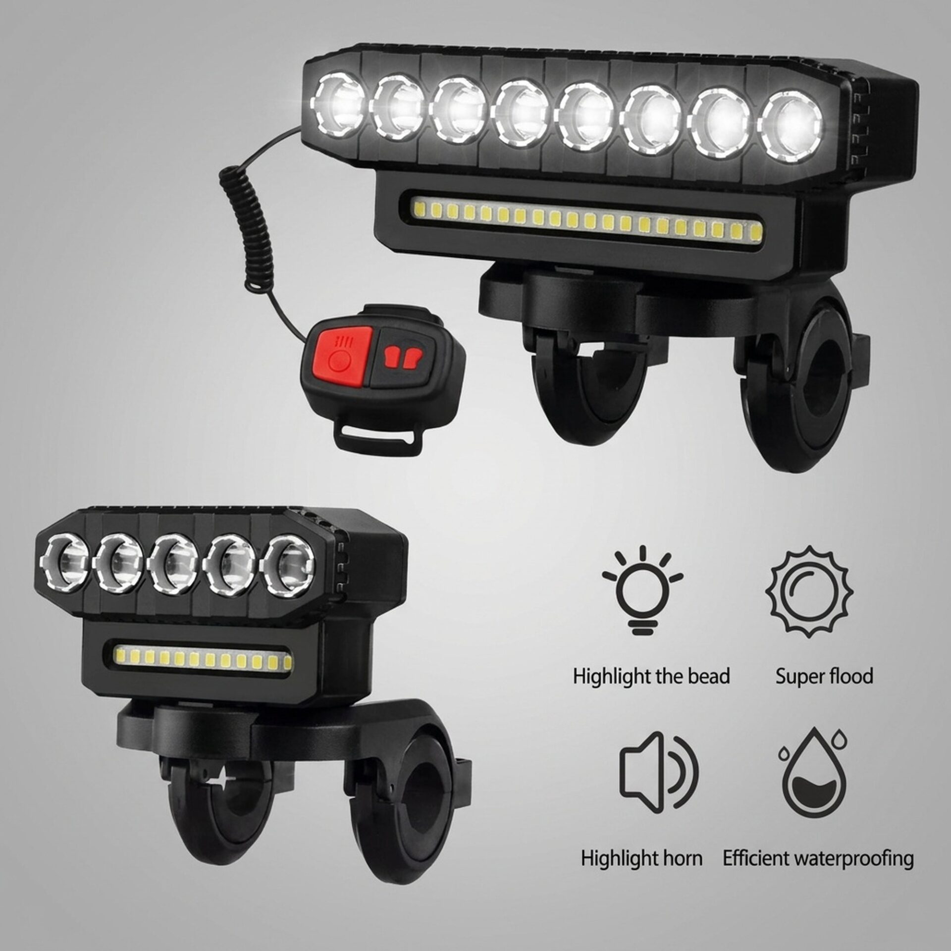 | Lampe de Poche Lampe de Vélo 900 Lumen – Image 6