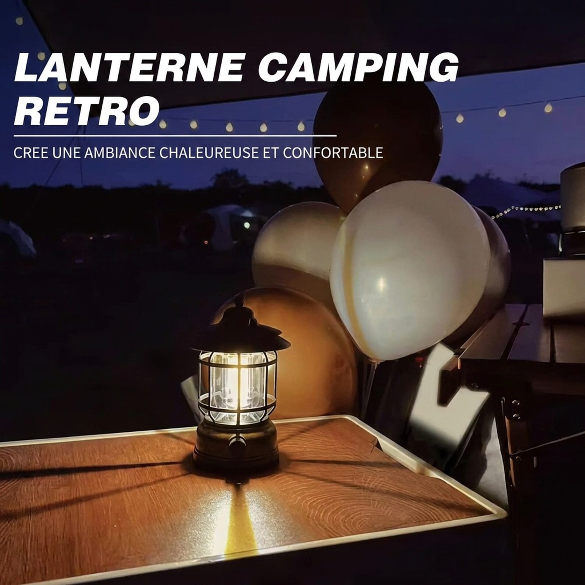 | Lampe de Poche Lanterne de Camping COB Rechargeable – Image 5