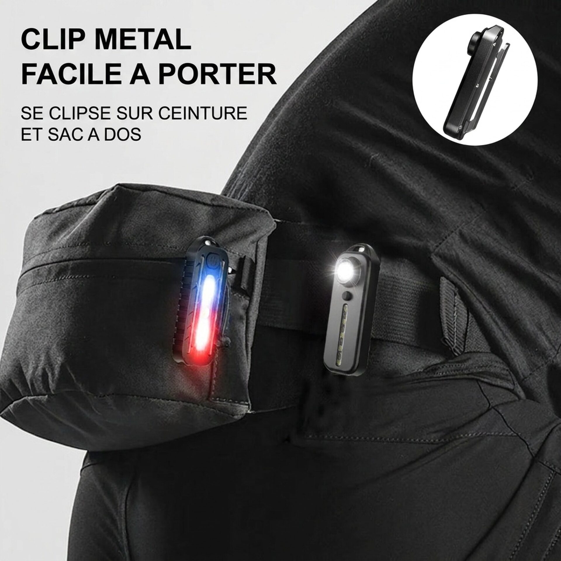 | Lampe de Poche Lampe de Poche LED Porte-Clés – Image 6