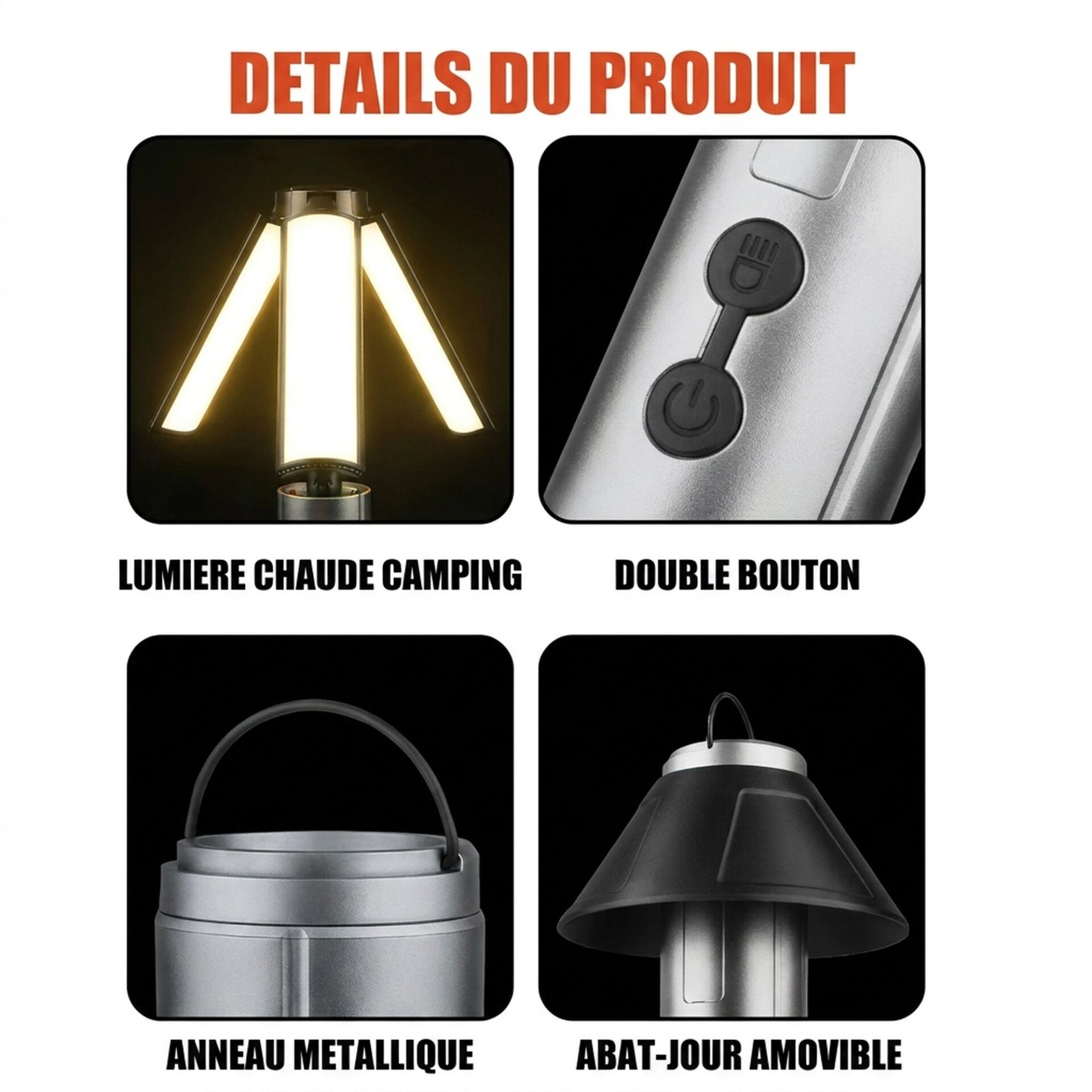 | Lampe de Poche Lanterne Télescopique de Camping – Image 4
