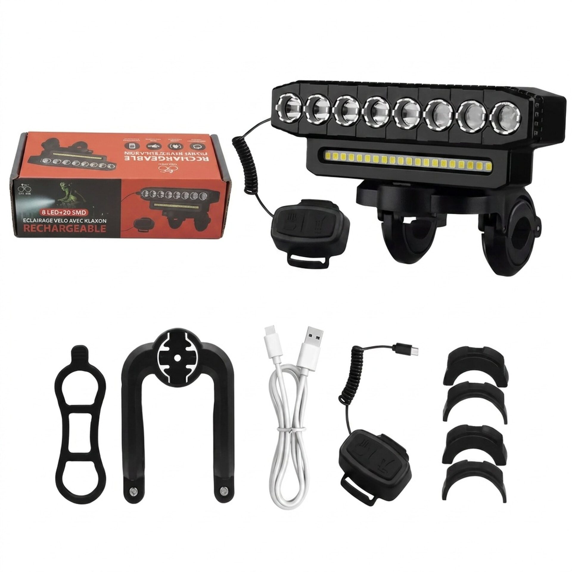 | Lampe de Poche Lampe de Vélo 900 Lumen – Image 7